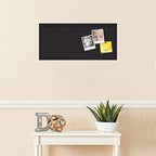 PinPix 28x12 inch Cork Bulletin Board. This Decorative Framed Pin Board Comes with Diamond Pattern in Black Design and Satin Black. Ideal for Home, Office Decor or School (PinPix-120) - Image 3