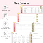 Forvencer Planner 2027-2028, 18 Month Calendar Planner, Jan 2027-June 2028 - Image 5