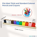 Montessori Crayon Holder for Kids - Craft Supply Organizer - Classroom Storage Caddy Case - Perfect for Colored Pencils [Crayons or Pencils NOT Included] (Standard) - Image 6