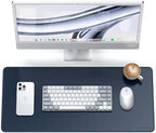Satechi Vegan-Leather Desk Mat, Scratch and Water Resistant, Blue by Satechi