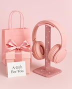 Pink Headphone Stand for Desk, Cute Rhinestone Bling Headset Holder - Image 7