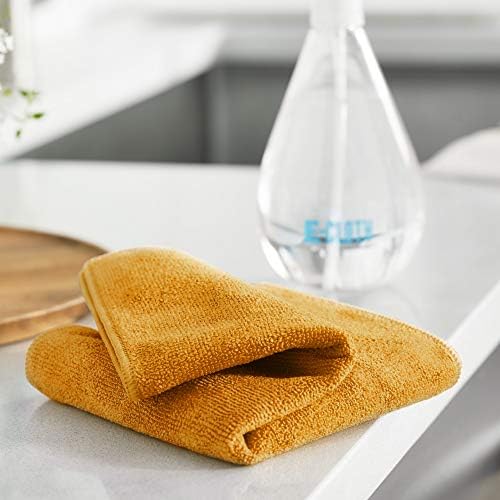 E-Cloth Microfiber Cloth, World's Leading Premium Microfiber Cleaning Cloth, Twice as Durable as Competition, 1 Year Guarantee, Ideal for Kitchen, Countertops, Sinks, and Bathrooms, Orange, 8 Pack - Image 4