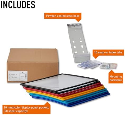 Durable Vario Wall Reference System, 10 Panels, Assorted Borders And Panels (Pack of 6) - Image 5