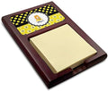 Personalized Honeycomb, Bees & Polka Dots Red Mahogany Sticky Note Holder by YouCustomizeIt