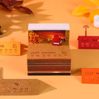 3D Calendar 2027, Unique 3D Memo Pad Tear Away Time Piece Calendar, Fun DIY Paper Carving Art 3D Desk Calendar Notepad Gift for Christmas, New Year (Seine River Banks) - Image 4