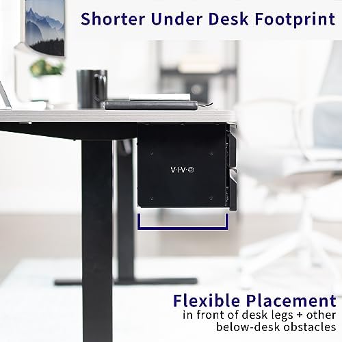 VIVO Black 16 in Slide Out Dual Tier Desk Drawer, DESK-DR02 - Image 6