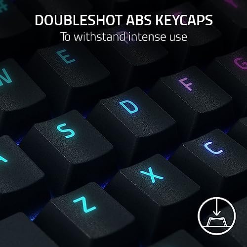 Razer BlackWidow V4 Mechanical Gaming Keyboard: Yellow Switches Linear & Silent-Chroma RGB - 6 Macro Keys - Magnetic Wrist Rest - Doubleshot ABS Keycaps - Multi-Function Roller &Media Keys (Renewed) - Image 6