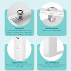 2 Pack Long Expandable Kitchen Cabinet Organizer Shelves - Image 4
