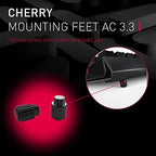 Cherry AC 3.3, Aluminium Ergonomic Palm Rest and Detachable Feet, Original Accessories for Cherry MX Board 3.0 S Gaming Keyboard, Quickly Attached, Black - Image 3