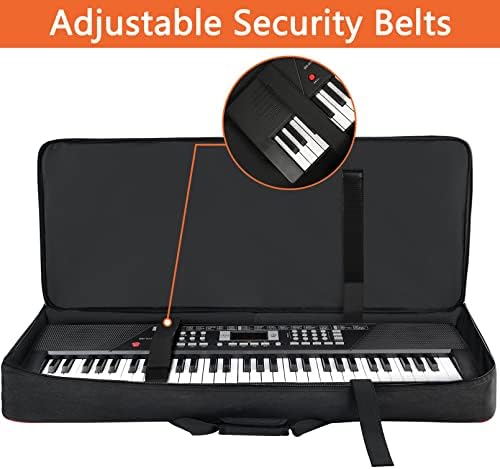 SNIGJAT 61 Key Keyboard Case Soft with Adjustable Padded Shoulder Straps - Image 5