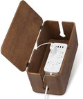 ZhiYo Wood Cable Management Box, Large Cord Organizer Box for Power Strip by ZhiYo