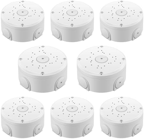 Universial ABS Security Camera Junction Box (8 Pack) by MWRCTV