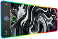 TARKARI 15W Magnetic Wireless Charging RGB Mouse Pad, 800x300mm Ink Splash by Home