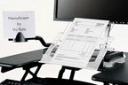 MemoScape Adjustable in-Line Document Holder for Typing | Reduces Neck Strain, Improves Focus, Boosts Desk Organization, and Workflow | Paper Holder Stand for Desk and Home Office - Black (VUR 2060) - Image 5
