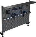 EUREKA ERGONOMIC Desk Pegboard Dual Monitor Stand 59x34 Black by EUREKAERGONOMIC