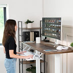 VIVO White Under Desk 27 x 11 in Adjustable Keyboard Tray, MOUNT-KB08SW - Image 2