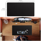 ZORESYN Oversized Desk Pad (47.2" x 23.6") - Extra Wide Extended Mouse Mat for Full Desktop Protection, Smooth Glide Fabric with Stitched Perimeter, Non-Slip Office Mat for Home Gamers and Creatives - Image 2