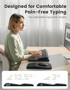 Vaydeer Keyboard Stand and Mouse Pad Set, Soft Memory Foam Wrist Rest - Image 3