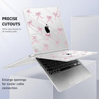 May Chen for MacBook Air 15 inch Case M5 M4 M3 M2 2026 2024-2023, Model A3448 A3241 A3114 A2941, Closes Seamlessly Hard Shell Laptop Cover with Keyboard Cover, Star Bow - Image 6