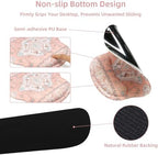 Mousepad Set，Keyboard Mat+Wrist Support Mouse Pad+Wrist Rest Pad+Coaster - Image 4