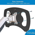 Laptop Tray Steel Notebook Holder for Monitor VESA Mount Stand Fits VESA 100x100 mm Mounting Holes with M4 Screws, 22lbs Capacity with Vented Cooling Platform - Image 2