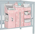 Hanging Diaper Caddy Organizer for Baby Crib - 3-in-1 Diaper Stacker for Changing Table Nursery Organization Storage Holder for Baby Essentials Attachment Portable Combining Clothing by TOCKONIMN