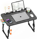 Lap Desk for Bed Adjustable Height with USB Port 23.6" x15.7" Desktop by PlayimaginationtodecorateHomeOffice