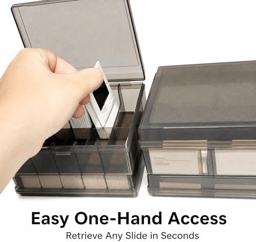 35mm Slide Storage Box, 4 Pack, 400-Slide Capacity - Image 7