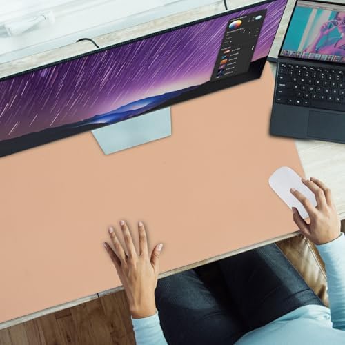 Dual Sided Desk Pad PU Cork Protector Mat for Office - Image 4