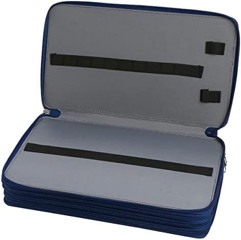 300 Slots Pencil Case 4-Layer Zipped Holder w/Handle - Image 4