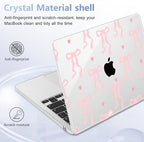 Case for 2026/2025/2024/2023 MacBook Air 15-inch Laptop Release M5 A3448 /M4 A3241 /M3 A3114 /M2 A2941, Stylish Protective Hard Shell Cover for MacBook Air 15.3 inch, Bow - Image 6