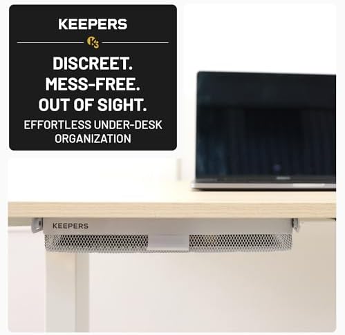 Everything Keeper - Organizer for Home, Kitchen, Bathroom, RV, Small Spaces - Storage Organizers - Compact Metal Basket - Under Cabinet Holder - Easy Install - Holds Strong - 13 x 10 x 2.5 in - Image 4