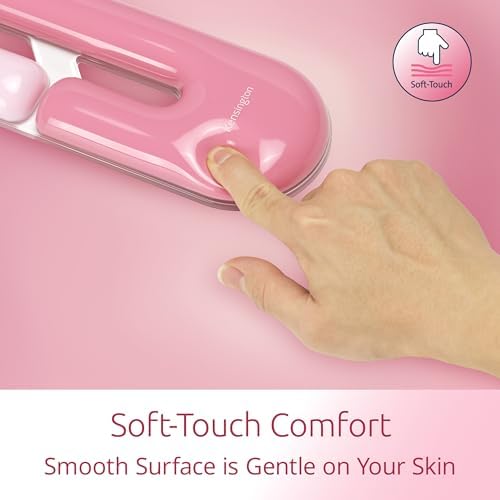 Kensington Duo Gel Loop Wrist Rest for Keyboard, Wrist Pad for Full Size Keyboard, Ergonomic Wrist Pad, Non-Skid Computer Pad with Wrist Support, Pink K62679WW, 17.7" x 3.7"x 0.9” - Image 3
