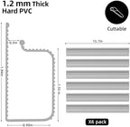 YECAYE 94.2 in Cable Management Under Desk,Easy Install Adhesive Mount Cord Hider,Cord Organizer,Wire Management,Wire Hider for Office Organization,Child & Pet Proof,Grey (Pack of 2) - Image 5
