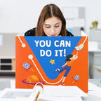 24 Pcs Privacy Folders for Students Testing, Encourage, Colorful - Image 6
