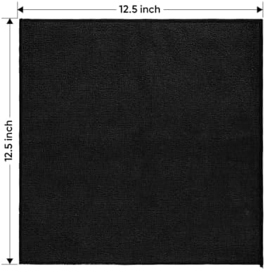 HOMEXCEL Black Microfiber Cleaning Cloth 400 Pack, 11.5 x 11.5 inch Bulk Shop Towels | Reusable Cleaning Rags for Cars, Kitchen, Window, Garage and House, Ultra Absorbent, Lint Free, Streak Free - Image 6