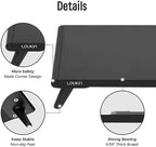 loukin Dual Monitor Stand Riser for Desk, 43.6"×8.2" Computer Stand, Black - Image 5