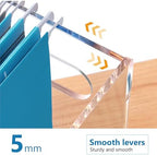 Hanging File Organizer Box, Legal Size Acrylic File Box - Image 4