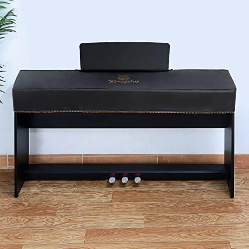 Piano Keyboard Dust Cover with Music Stand Opening of Zipper Design, Dust Proof Cover Compatible for Yamaha DGX670 88-Key Digital Piano Keyboard KBP Series Keyboards - Image 4