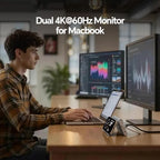 MacBook Docking Station Dual Monitor 4K@60Hz for MacBook Pro/Air M4/M5 - Image 4