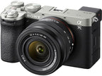 Sony a7C II Mirrorless Camera with 28-60mm Lens | Silver Bundle with 64GB Memory Card + Battery and Charger + Screen Protectors + Cleaning Cloth (7 Items) - Image 2