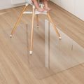 Area Floor Mat for Under High Chair, 4'×6' Transparent No Slip by ZPAIAreaFloorProtector