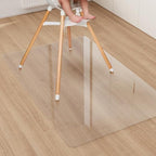 Area Floor Mat for Home, 3'×5' Transparent No Slip Vinyl Area Rug by ZPAIAreaFloorProtector