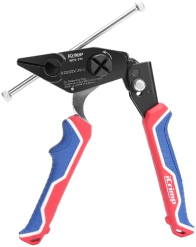 iCrimp Steel Strapping Banding Tool, Metal Tensioner Built-In Cutter by IWISS