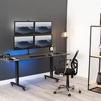VIVO Quad 13 to 30 inch LCD Monitor Desk Mount | Adjustable 4 Screen Stand - Image 2