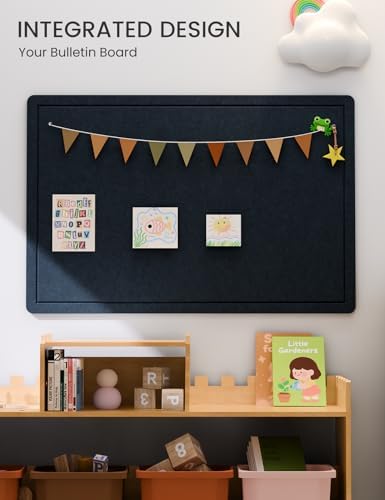 Fluxynara 35.4" x 23.6" Bulletin Board, Carbon Blue - Image 6