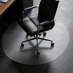 Clear Chair Mat for Hard Floor, 48" x 48" Heavy Duty Floor Protector, Round by Labeta