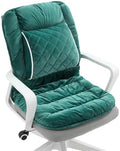 Office Chair Cushion Soft Seat Pad with Backrest Upgraded Lumbar Support Desk Chair Cushions for Dorm, Desk, Rocking Chairs，Patio by Gujuja