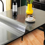 Kasepie Frosted PVC Table Cover Protector 40X60Inch, 1.5mm Thick Plastic Table Cover Rectangle,Clear Table Protector,Desk Protector Mat for Kitchen, Dresser, Writing Desk，Dining Room Table - Image 3