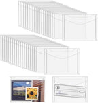 120 Pack Stamp and Die Storage Pockets, Small Plastic Envelopes by INTERWARM